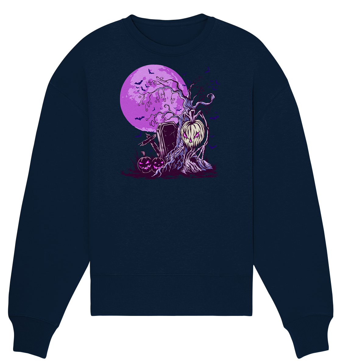 Halloween Illustration 6 - Organic Oversize Sweatshirt