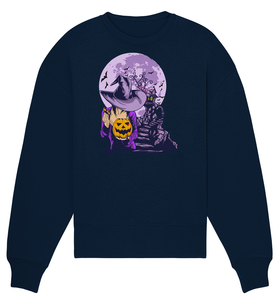 Halloween Illustration 8 - Organic Oversize Sweatshirt