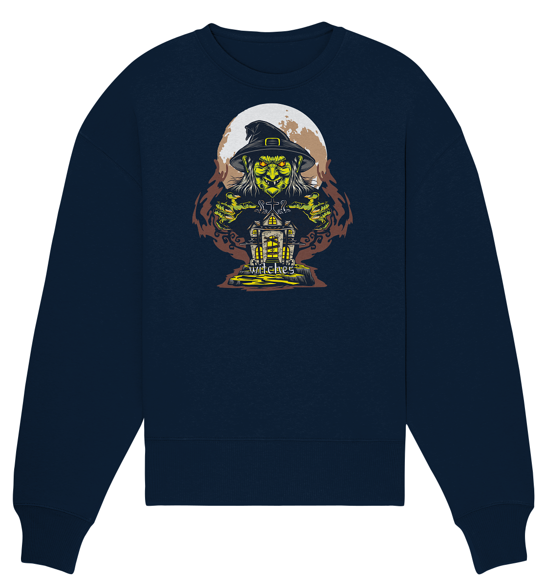 Halloween Illustration 10 - Organic Oversize Sweatshirt