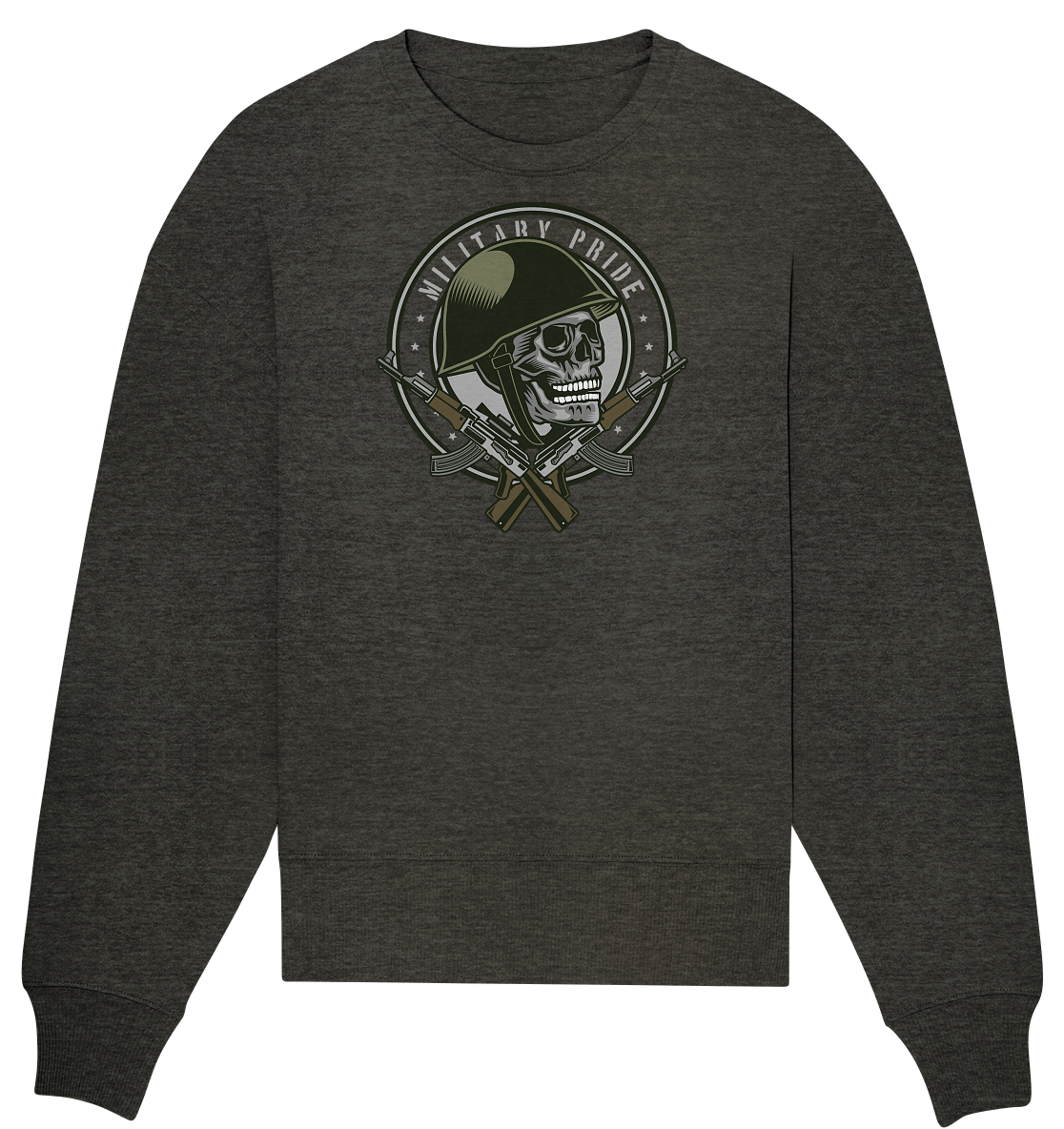 Skull Soldier - Organic Oversize Sweatshirt
