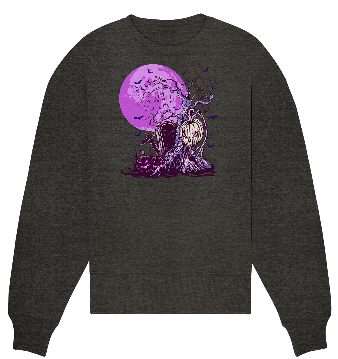 Halloween Illustration 6 - Organic Oversize Sweatshirt