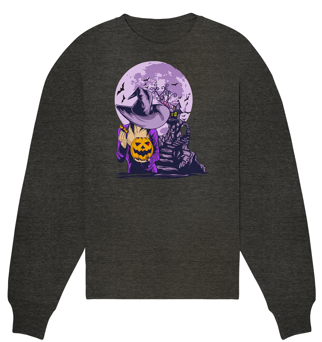 Halloween Illustration 8 - Organic Oversize Sweatshirt