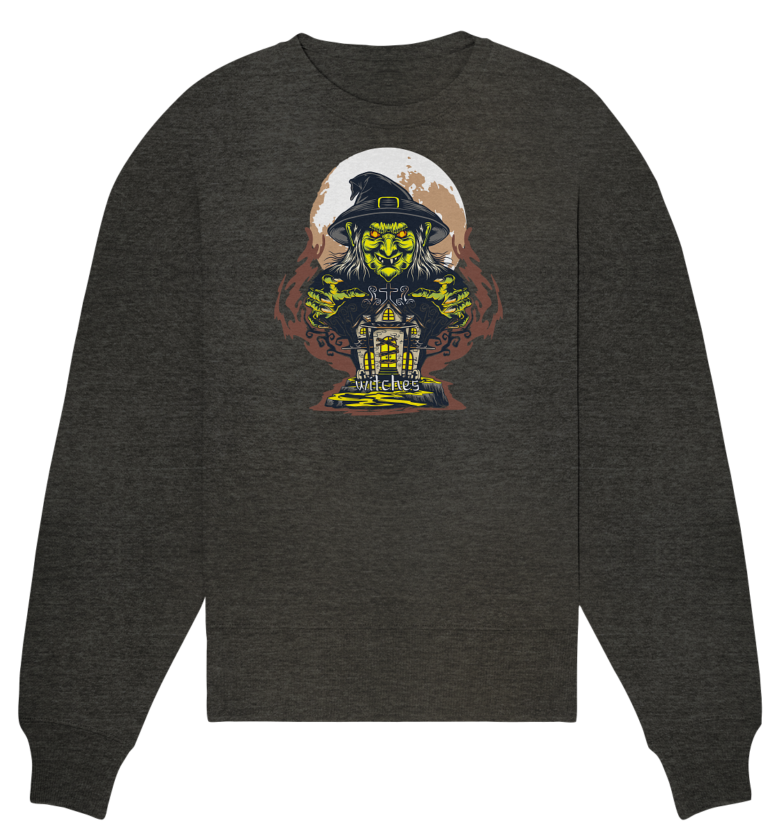 Halloween Illustration 10 - Organic Oversize Sweatshirt