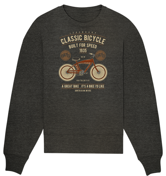 Classic Bicycle - Organic Oversize Sweatshirt