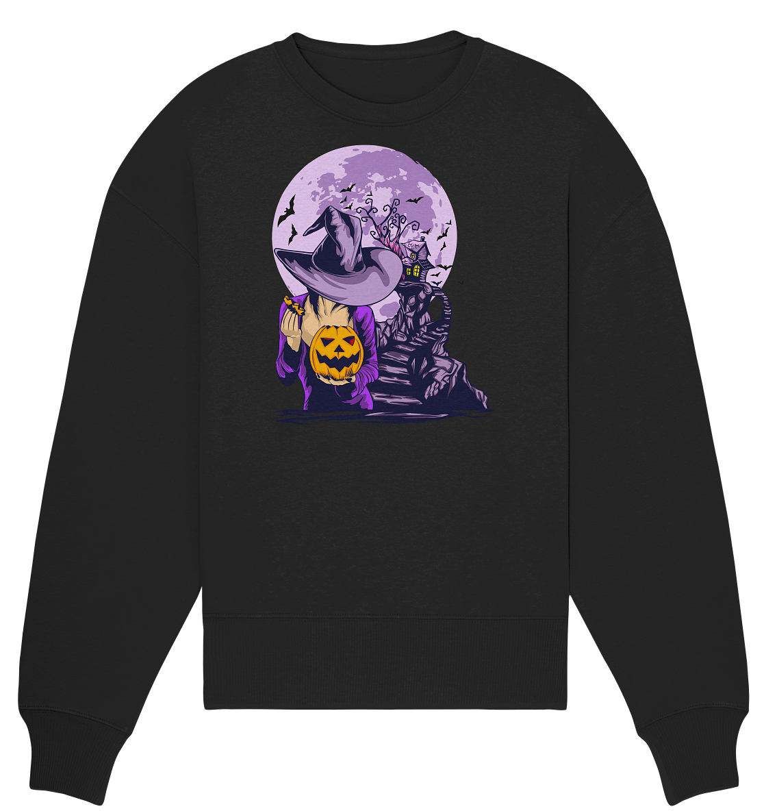 Halloween Illustration 8 - Organic Oversize Sweatshirt