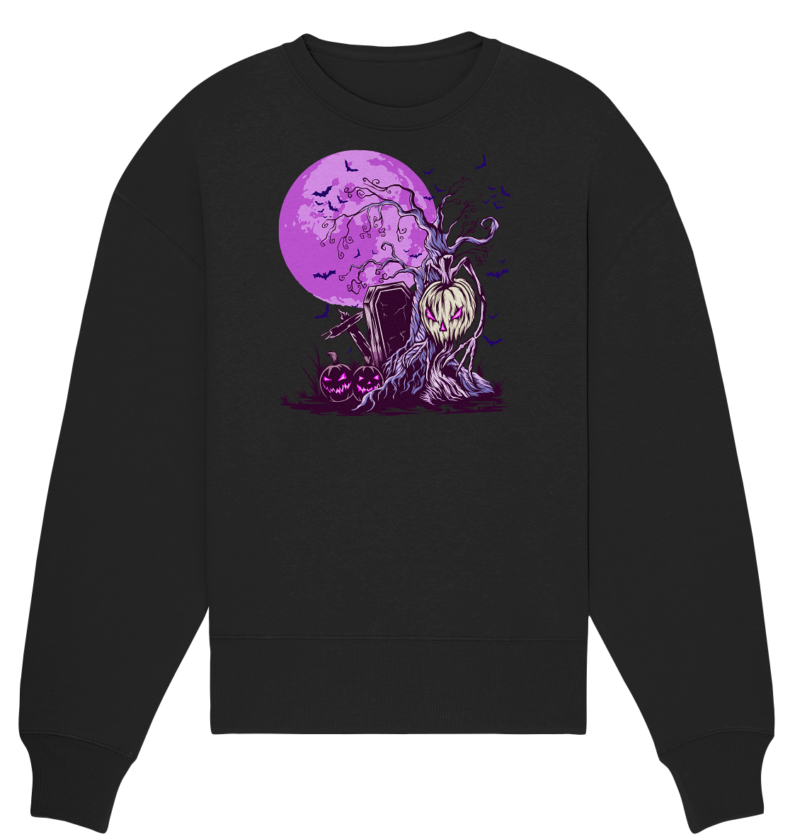Halloween Illustration 6 - Organic Oversize Sweatshirt