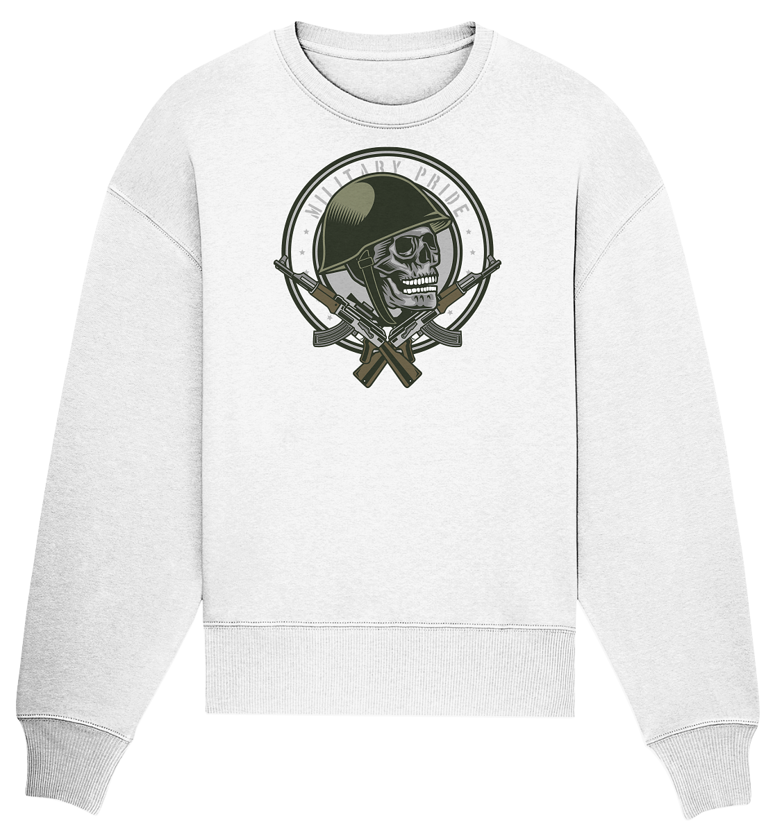 Skull Soldier - Organic Oversize Sweatshirt