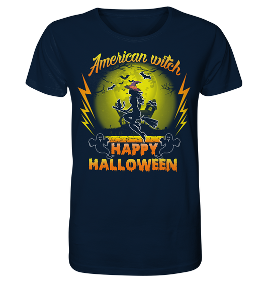 American Witch (Gelb) - Organic Shirt