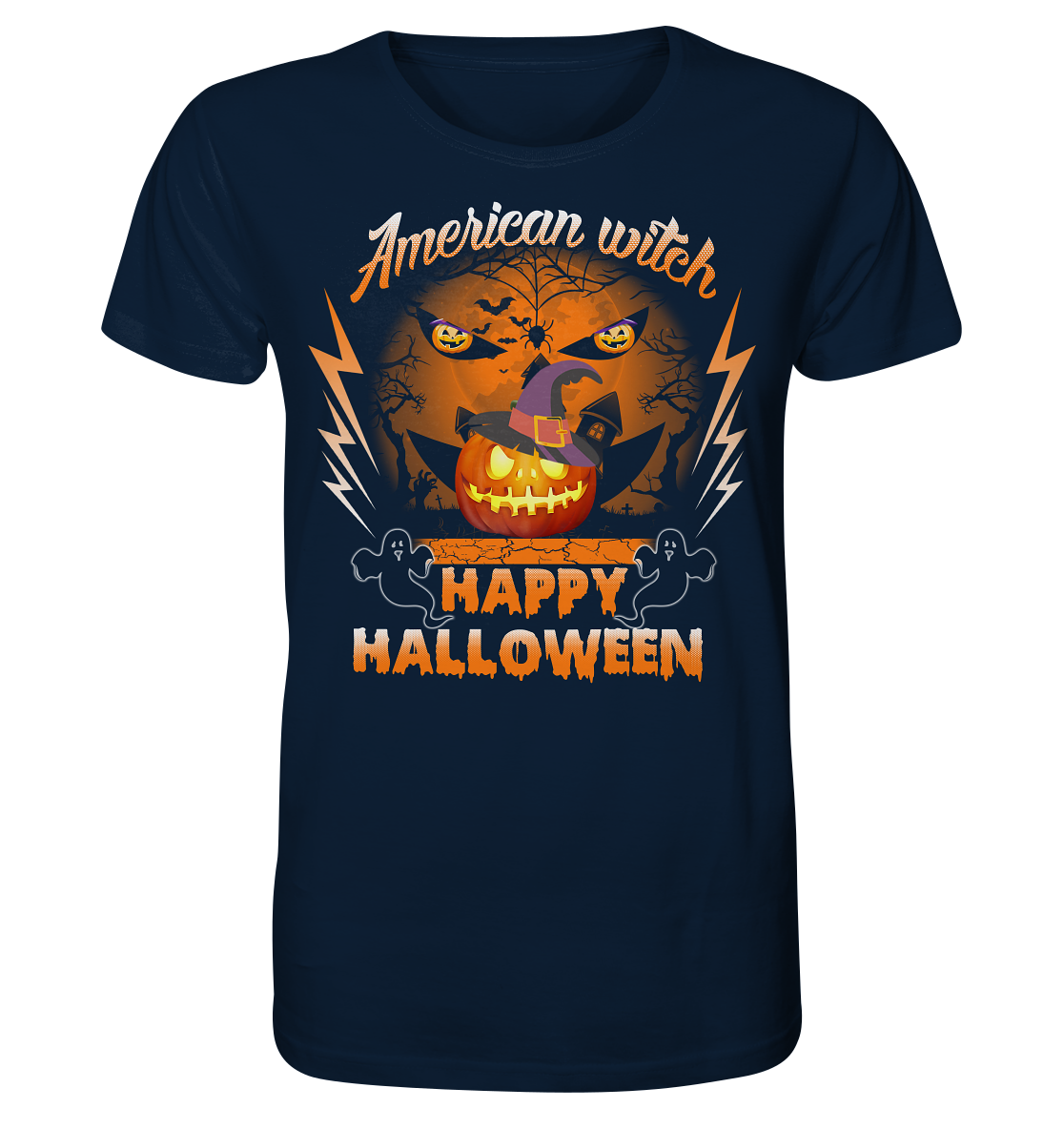 American Witch (Kürbis) - Organic Shirt