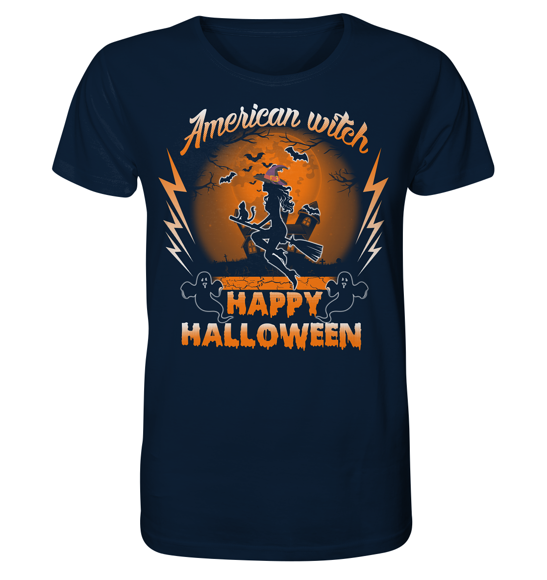 American Witch (Orange) - Organic Shirt