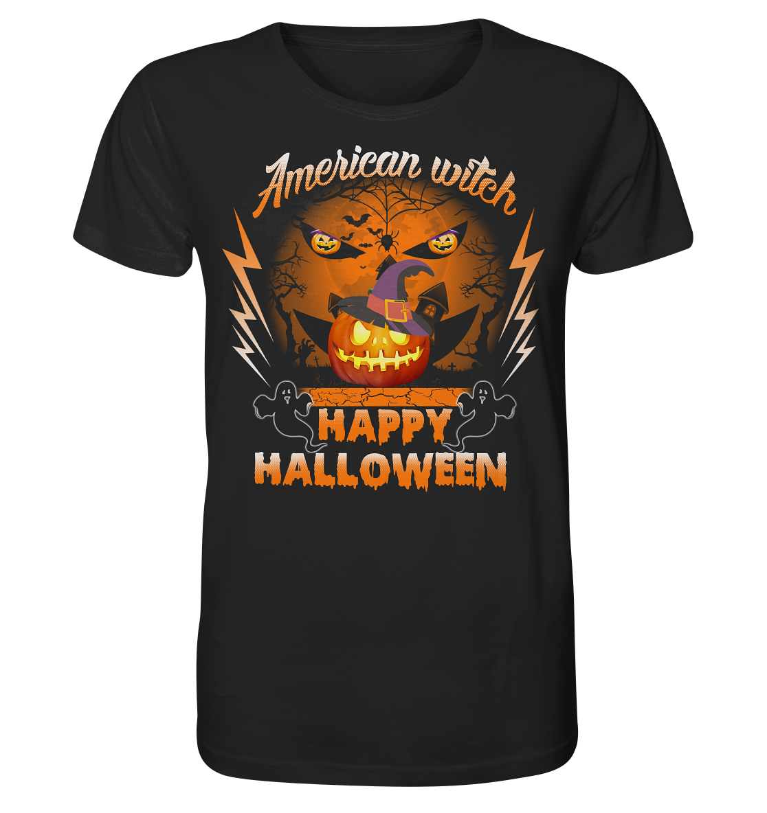 American Witch (Kürbis) - Organic Shirt