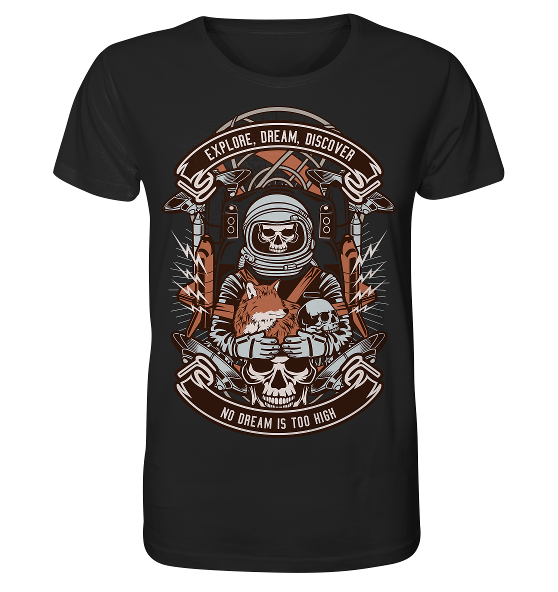 Astronaut Skull - Organic Shirt
