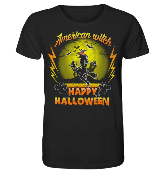 American Witch (Gelb) - Organic Shirt