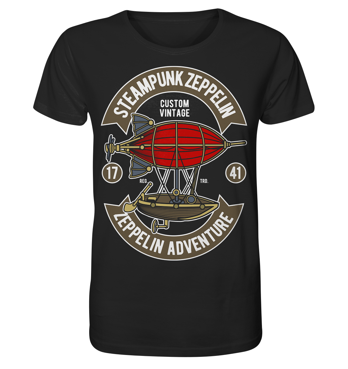 Steampunk Zeppelin - Organic Shirt