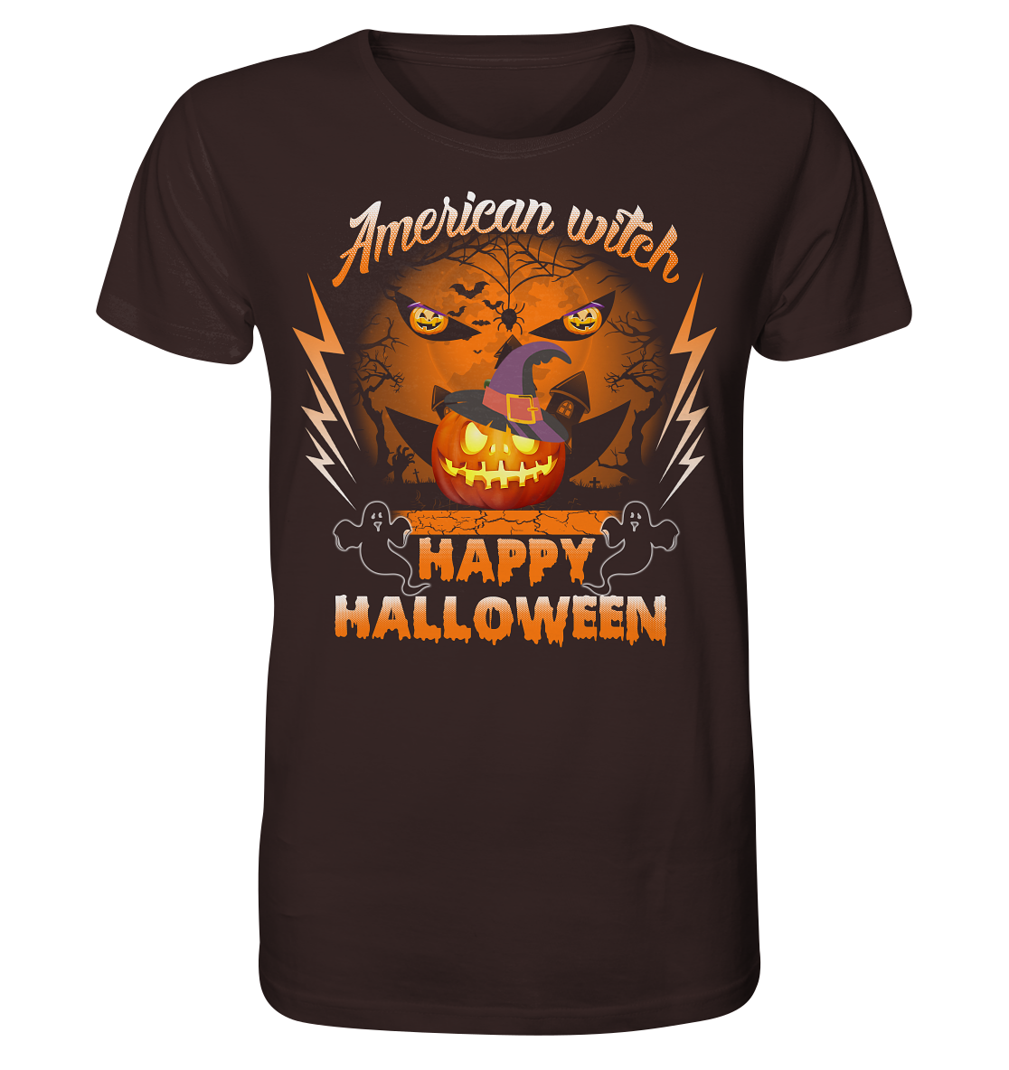 American Witch (Kürbis) - Organic Shirt