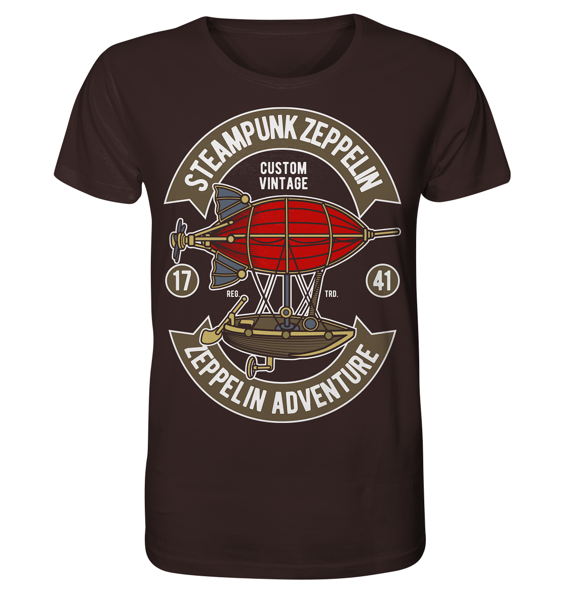 Steampunk Zeppelin - Organic Shirt