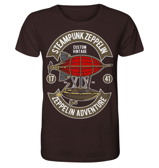 Steampunk Zeppelin - Organic Shirt