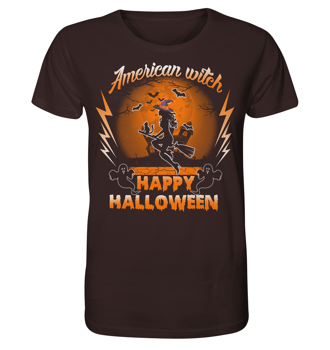 American Witch (Orange) - Organic Shirt