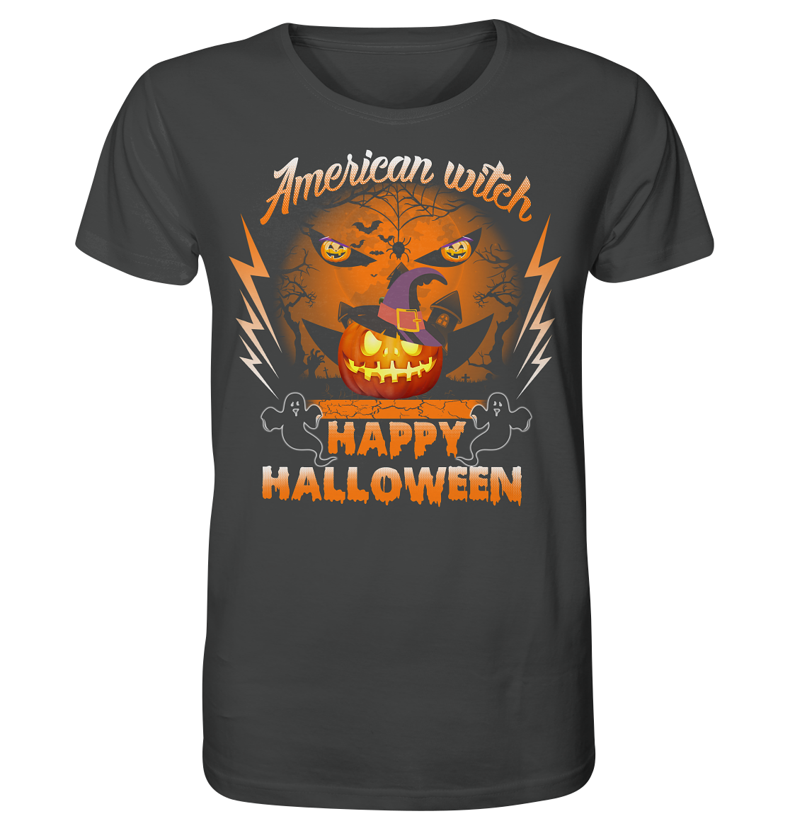 American Witch (Kürbis) - Organic Shirt