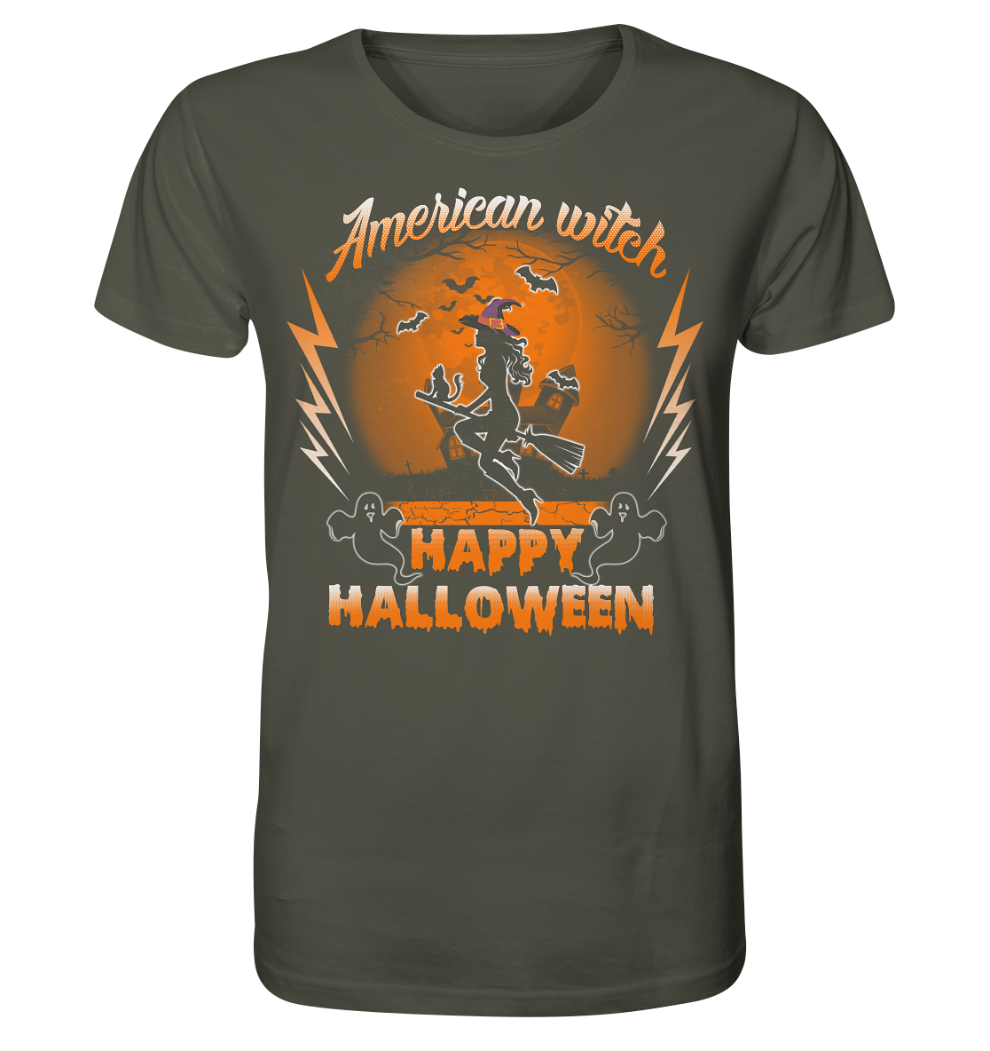 American Witch (Orange) - Organic Shirt