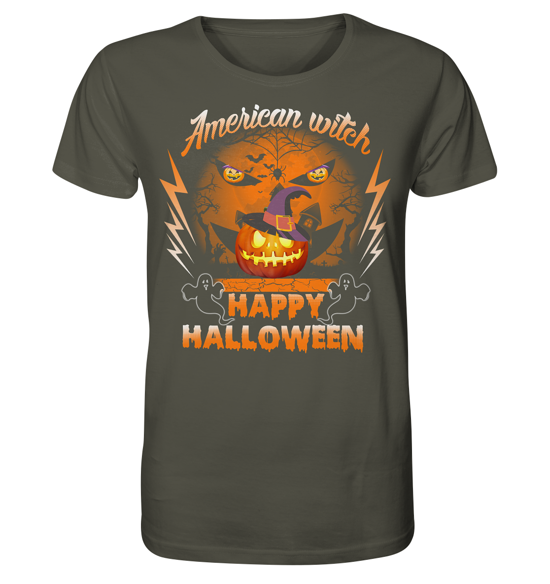 American Witch (Kürbis) - Organic Shirt