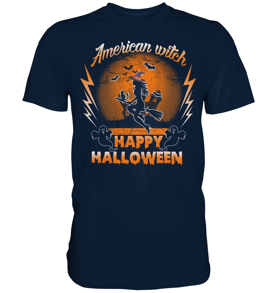 American Witch (Orange) - Premium Shirt