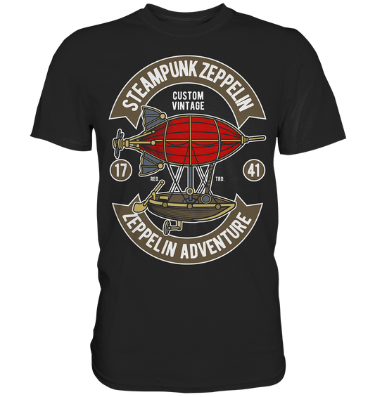 Steampunk Zeppelin - Premium Shirt