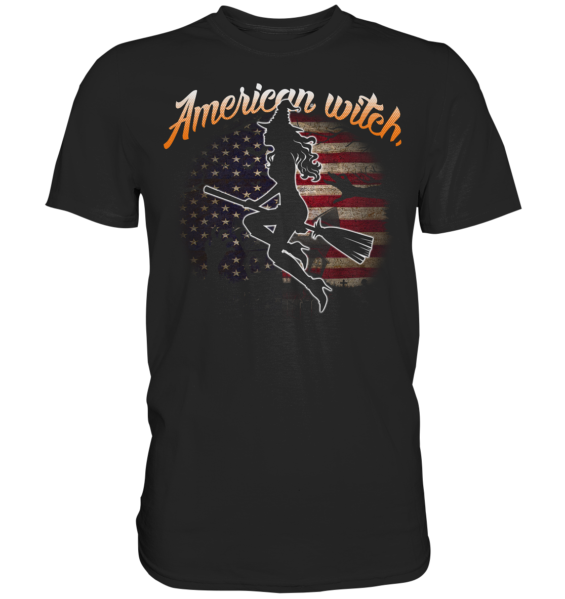 American Witch (Flagge) - Premium Shirt