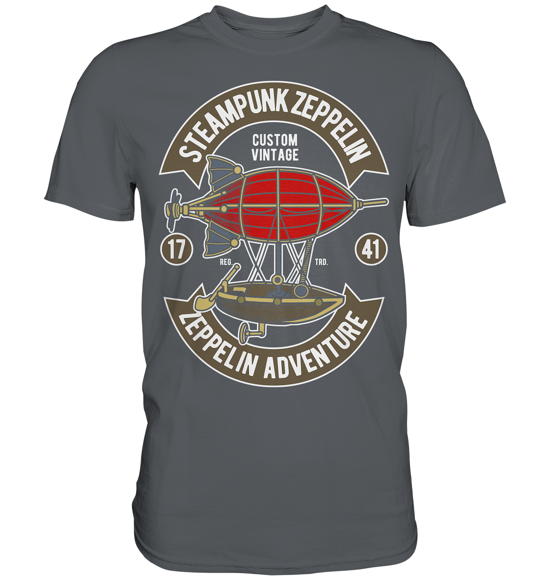 Steampunk Zeppelin - Premium Shirt