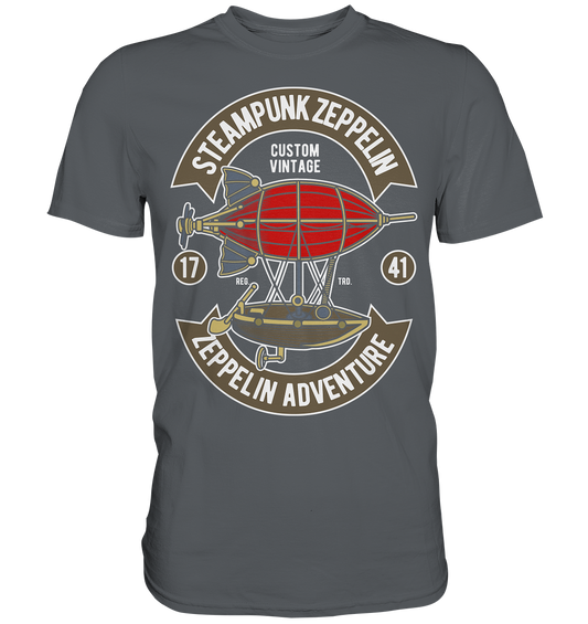 Steampunk Zeppelin - Premium Shirt