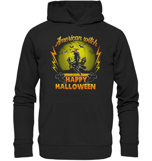 American Witch (Gelb) - Premium Unisex Hoodie