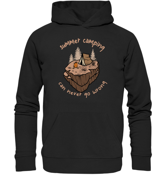 Summer Camping Can Never Go Wrong - Premium Unisex Hoodie