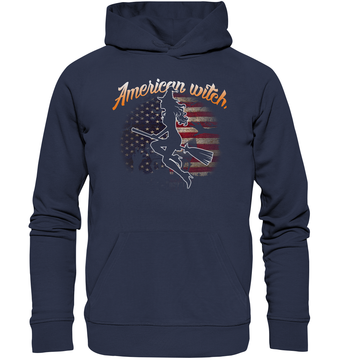 American Witch (Flagge) - Premium Unisex Hoodie