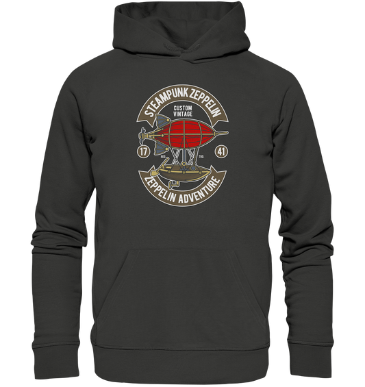 Steampunk Zeppelin - Premium Unisex Hoodie