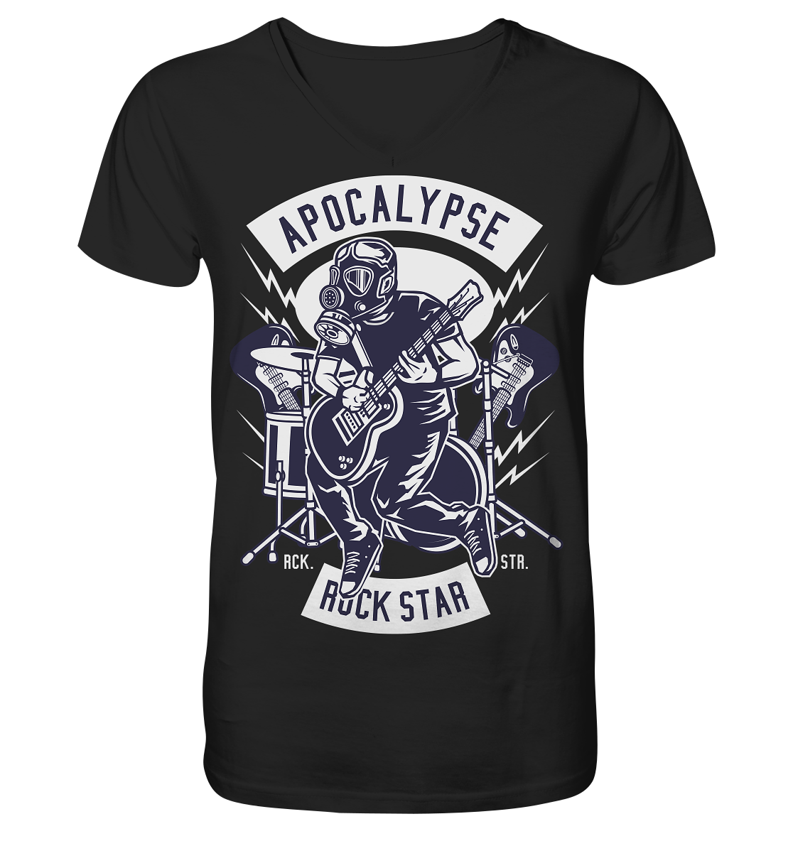Apocapyse Rock Star - V-Neck Shirt