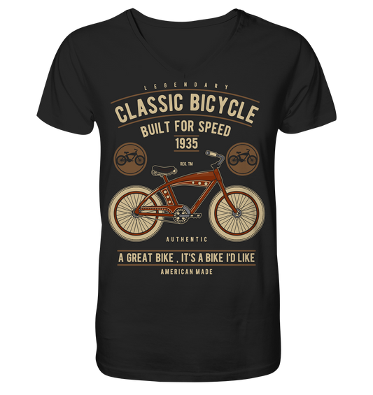 Classic Bicycle - V-Neck Shirt