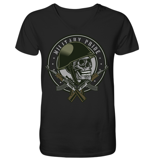 Skull Soldier - V-Neck Shirt
