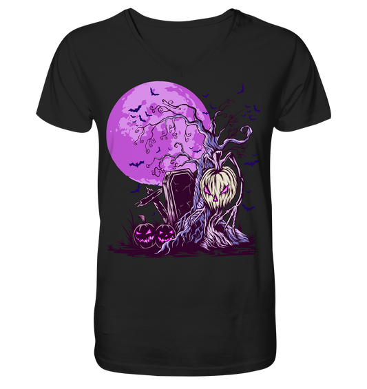 Halloween Illustration 6 - V-Neck Shirt