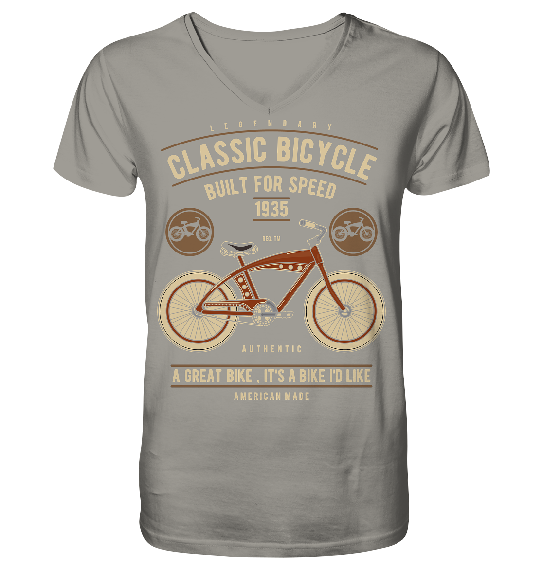 Classic Bicycle - V-Neck Shirt