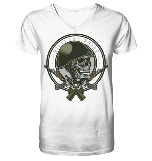 Skull Soldier - V-Neck Shirt